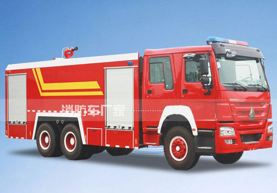 16噸重汽豪沃水罐消防車(chē)價(jià)格
