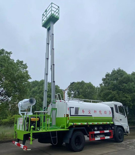 東風(fēng)天錦10方灑水車(chē)帶鋁合金升降平臺(tái) 東風(fēng)天錦10方灑水車(chē)帶鋁合金升降平臺(tái)